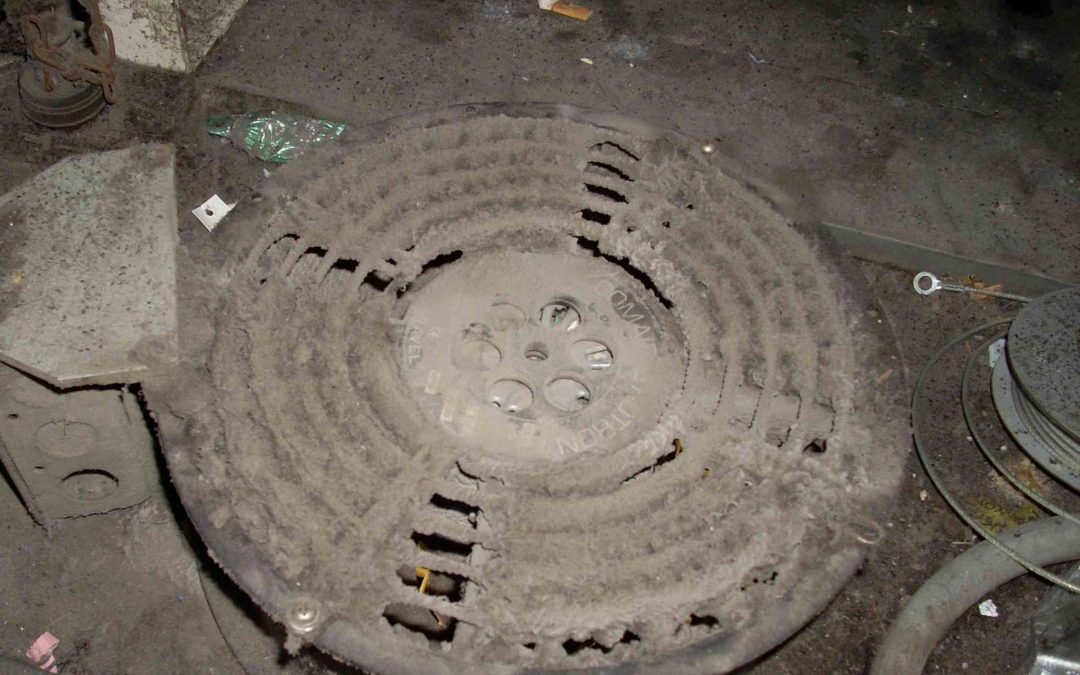 Dirty car top fan