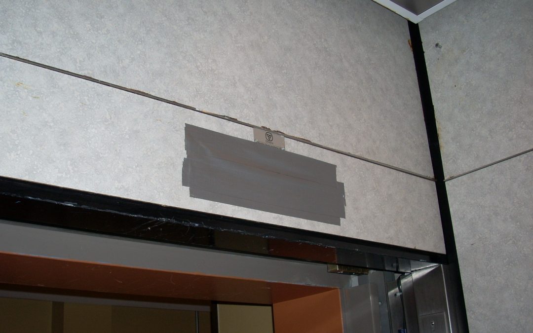 Duct tape in lieu of cover plate